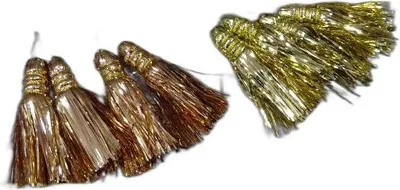 Imagen del producto de Decoración navideña, adornos colgantes con borlas, juego de 4 unidades | SCA80175