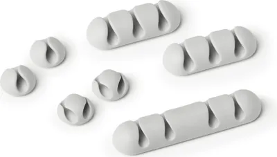 Produktbild von DURABLE Kabel-Clips Set CAVOLINE® CLIP MIX 7 St., 504110 grau