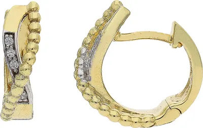 Produktbild von JuwelmaLux Creolen 333 Gold mit Zirkonia JL30-06-3523