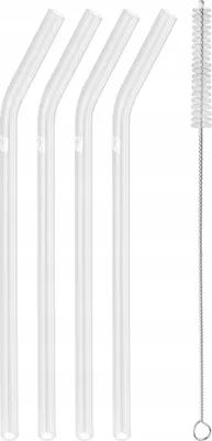 Zdjęcie produktu dla Szklane słomki Zwilling Sorrento 39500-601-0 4 sztuki