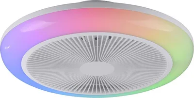 Produktbild von JUST LIGHT LED Deckenventilator BRENDA RGB warmweiß - kaltweiß + RGB, dimmbar, inkl. Fernbedienung Wohnzimmer, Kinderzimmer, Schlafzimmer