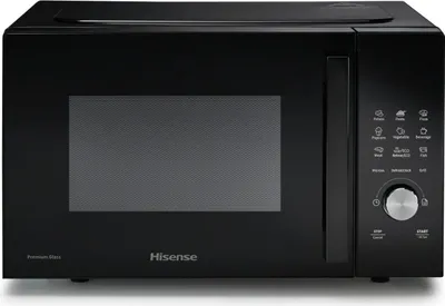 Produktbild von Hisense H23MOBSD1HG Schwarz Mikrowelle mit Grill Flache Oberfläche 23 L 800 W