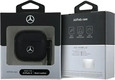 Produktbild von Mercedes Mea4cslbk Airpods 4 Airpods-hülle Durchsichtig  Durchsichtig One Size