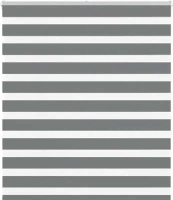 Produktbild von Doppelrollo Dunkelgrau 135x150 cm Stoffbreite 130,9 cm Polyester