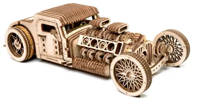 Produktbild von WOOD TRICK WOOD TRICK Hot Rod, 280 Bauteile