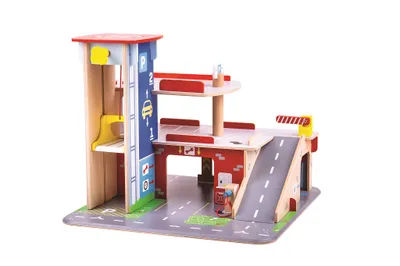 Produktbild von Bigjigs Toys Garage mit Parkplatz
