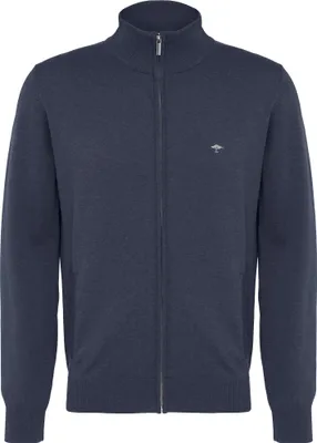 Produktbild von Fynch Hatton Sfpk212 Vollreißverschluss Pullover Blau 4XL Mann Blau 4XL