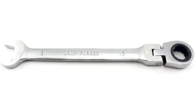 Produktbild von ToolTech 10767 Gabel Knarrenschlüssel mit Gelenk 13 mm