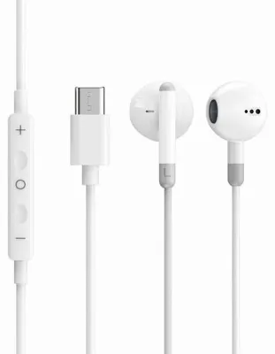 Image de Ecouteurs intra-auriculaires Stéréo USB-C blanc