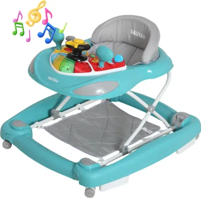 Produktbild von Daliya® BELLINO 4in1 Lauflernhilfe mit Spielkonsole, 3-fache Höheneinstellung, Lauflernwagen, Lauflerner mit Musik und Lichter, Schaukelfunktion