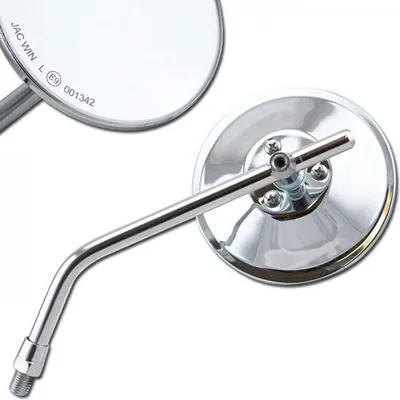 Produktbild von Universalspiegel "CUSTOM", chrom, rund, Ø 100, 1 x M10-R, L+ R verwendbar, E-