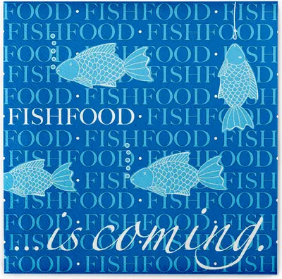 Produktbild von Sovie HOME Serviette Fishfood aus Linclass® Airlaid 40 x 40 cm, 12 Stück - Maritim