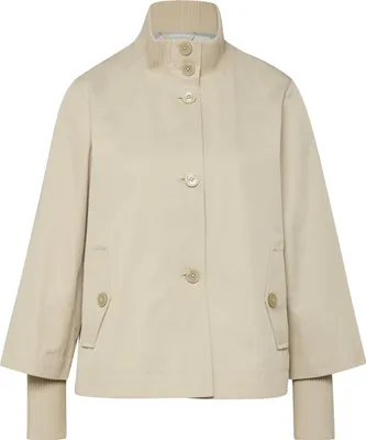 Produktbild von s.Oliver lässige Outdoor Jacke mit Relaxed Fit, Stehkragen und Rippbündchen