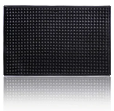 Abtropfmatte rutschfest Gummi 30x45 cm schwarz