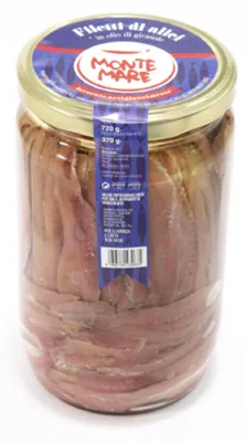 Produktbild von Sardellen Filetti di Alici 720g - Monte Mare