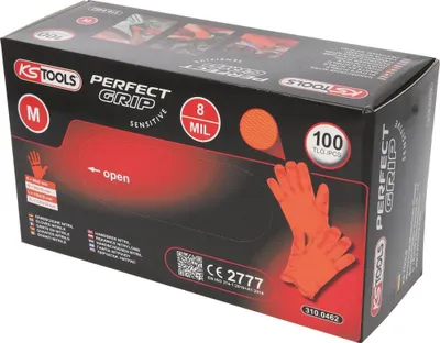 Obrázek produktu pro KS-Tools 310.0462 Nitrilové rukavice, M, balení 100 ks