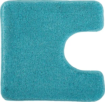 Produktbild von Kleine Wolke Badteppich Relax Türkis 55 cm x 55 cm WC-Vorleger mit Ausschnitt