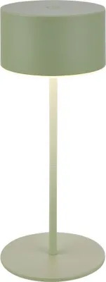 Produktbild von Briloner LED Tischlampe Kabellos Ø8x19cm 2,6W 150lm 2700K Warmweiß Dimmbar Salbeigrün - Tischleuchte Wohnzimmer Schlafzimmer Balkon