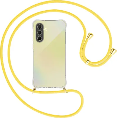 Produktbild von Handykette Backcover-Schutzhülle mit Band (Metall goldfarben) für Samsung A36 5G - gelb