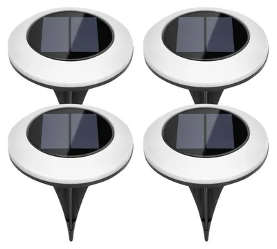 Zdjęcie produktu dla Rebel ZAR0585 Solární zahradní LED zapichovací lampy - sada 4 ks