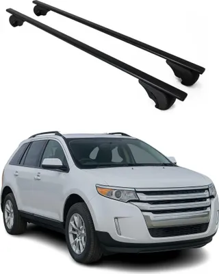 Obrázok produktu pre Priečne strešné nosiče pre Ford Edge 2007–2014, čierna farba