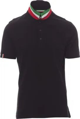Produktbild von Herren Poloshirt "NATION" - Payper Schwarz/Italien L