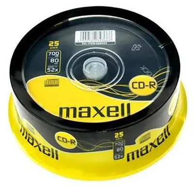 Produktbild von Maxell CD-R 700MB, 52x, CD-R, 120 mm, 700 MB, 25 Stück(e)