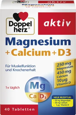 Produktbild von DH Magnesium+Calcium+D3 40Tbl.73.5g