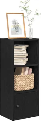 Produktbild von "im Angebot" Bücherregal, Standregal, Aufbewahrungsregal, Schwarz Eichen-Optik 31x24x77 cm Holzwerkstoff - Aktenregal CC24545