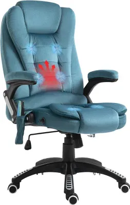 Produktbild von Famanu Ergonomischer Massagestuhl mit Heizfunktion - Blau
