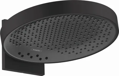 Produktbild von Kopfbrause RAINFINITY 360 Wand-Unterputz-Montage mattschwarz Wandmontage