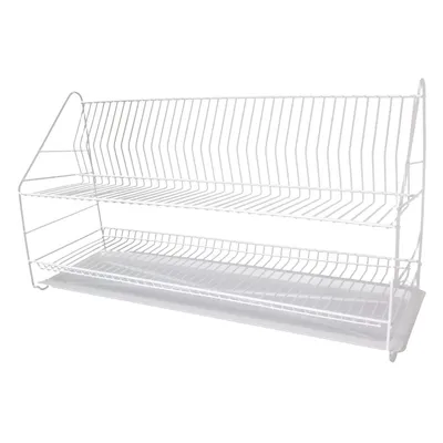Obrázek produktu pro Stojan na talíře Odkapávač nádobí 2 úrovně 74x24 cm