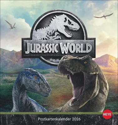 Produktbild von Jurassic World Postkartenkalender 2026