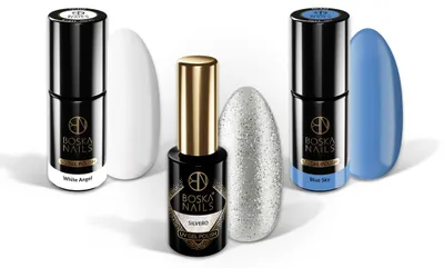 Zdjęcie produktu dla Set lakierów hybrydowych 301 + 321 + 491 Boska Nails
