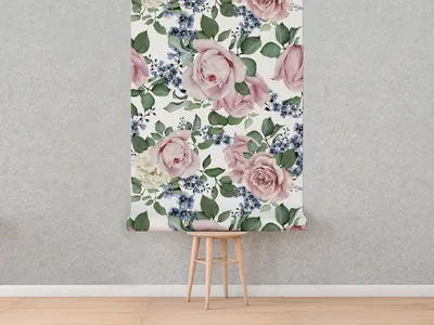 Produktbild von Coloray Fototapete 104x70 cm Latextapete Magicstick - Rosenblumen