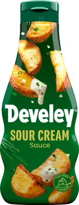 Produktbild von Develey Sour Cream Sauce mild cremig fein zum Dippen servieren 250ml