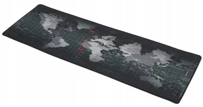 Produktbild von Izoxis 8517 Mauspad mit Weltkarte, 29,5 x 87,5 cm