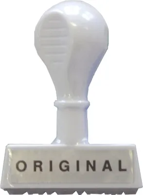 Produktbild von Textstempel -Original- Packung mit 6 Stück