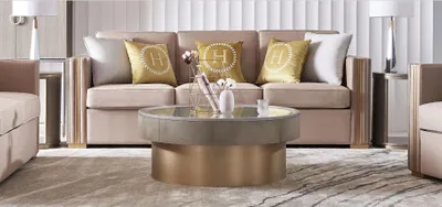 Image de Table moderne Table basse Table d'appoint Canapé Design Salon Tables en acier inoxydable