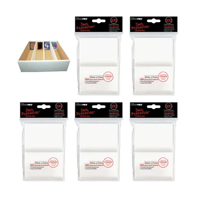 Produktbild von Riesen Deck-Box - Aufbewahrung (weiß) für 4000 Karten, plus 500 Hüllen (Magic, Pokemon, YGO passend)