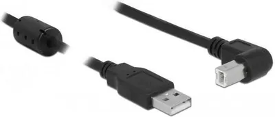 Zdjęcie produktu dla DeLOCK 5m, USB 2.0-A - USB 2.0-B, 5 m, USB A, USB B, USB 2.0, Męska/Męska, Czarny