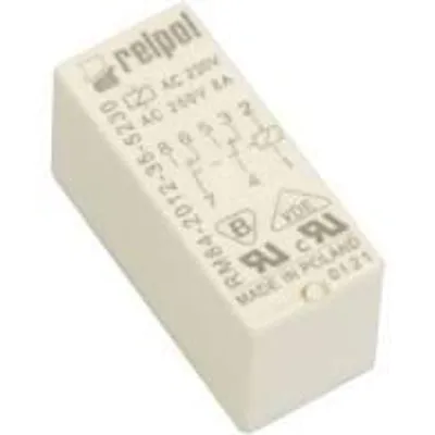 Produktbild von Leistungsrelais RELPOL RM84 230V AC/2X8A 2012-35-5230