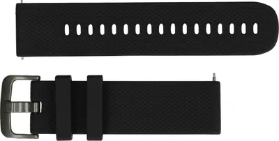 Produktbild von vhbw Ersatz S Armband kompatibel mit Samsung Galaxy Watch 46mm (SM-R805) Fitnessuhr, Smartwatch - Silikon schwarz
