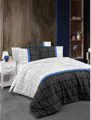 Produktbild von L'Essentiel Linge de Maison, Patya, King-Size-Bettbezug-Set (FR), Weiß, 65 % BAUMWOLLE / 35 % POLYESTER, 240 x 220 cm