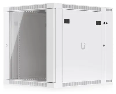 Produktbild von Ubiquiti UACC-Rack-12U-Wall-SW-G, Wandmontiertes Regal, 12U, 80 kg, Sperrschloss, 29,4 kg, Weiß