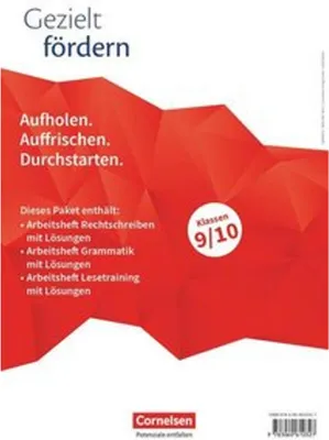 Produktbild von Gezielt fördern - Lern- und Übungshefte Deutsch - 9./10. Schuljahr
