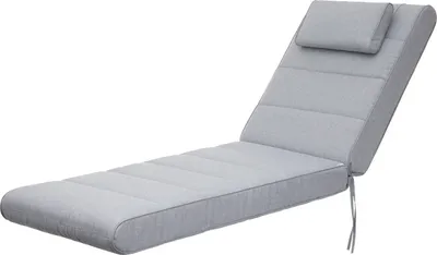 Produktbild von Bjird - Liegenauflage, Auflage Gartenliege 204x60x10 cm - Polsterauflage für Sonnenliege, Auflagen für Deckchair - wasserdicht, doppelseitig - Asche