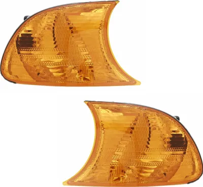 Produktbild von Frontblinker Set für 3er BMW E46 Coupe Cabrio Vorfacelift Blinker Gelb Orange