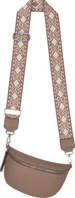 Produktbild von Bauchtasche Umhängetasche Crossbody-Bag Hüfttasche Kunstleder Italy-Design PINK (2310)