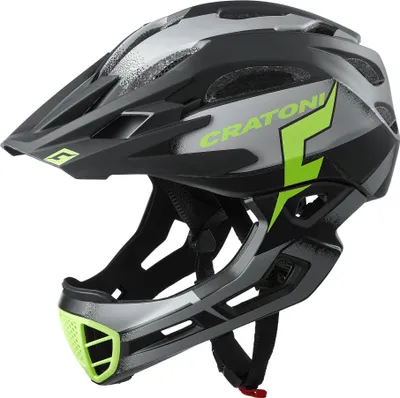 Immagine prodotto di Casco Cratoni C-Maniac Pro integrale nero opaco-lime taglia M-L (54-58 cm) 112601F2